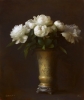 White peonies